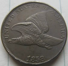 Usado, ~~~1858 centavo de águia voadora letras pequenas em grau superior frete grátis~~19mm comprar usado  Enviando para Brazil