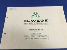 Brochure elwege attrezzi usato  Catania