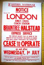 Eastern national poster for sale  EDGWARE