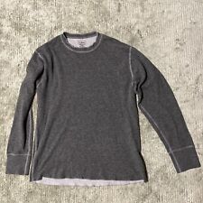 Camiseta LL Bean Para Hombres M Gris Dos Capas River Drivers Manga Larga Pullover 237757, usado segunda mano  Embacar hacia Argentina