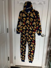 Pijama The Children's Place menino peça única lã com capuz tema comida tamanho XL 14 comprar usado  Enviando para Brazil
