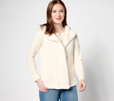 Jaqueta Feminina Koolaburra by Ugg Tamanho XL Costas Escovadas Sherpa Marrom Aconchegante A625572, usado comprar usado  Enviando para Brazil