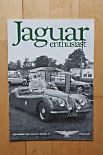 Jaguar Enthusiast Magazine. November 1988. Jaguar Enthusiasts' Club.  Motoring segunda mano  Embacar hacia Mexico