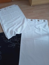 Vorhangschals ösen weiß gebraucht kaufen  Homburg