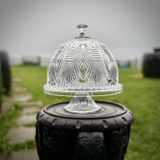 Glass cake stand for sale  HALIFAX