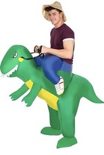 Green dinosaur rider for sale Green dinosaur rider for sale  LONDON