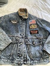 Jaqueta jeans Levi’s com decalques Harley Davidson comprar usado  Enviando para Brazil