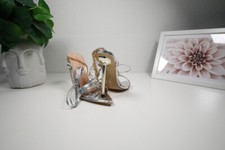 Silberne high heel gebraucht kaufen  Landshut