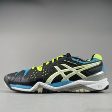Tênis esportivo Asics Gel-Resolution masculino tamanho 11 M azul preto comprar usado  Enviando para Brazil
