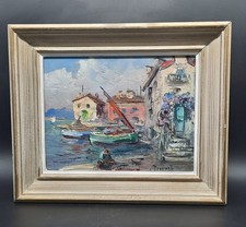 Peinture huile ancienne d'occasion  Poncin