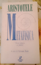 Aristotele metafisica testo usato  Roma