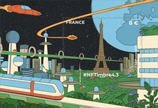 Bloc timbre france usato  Spedire a Italy