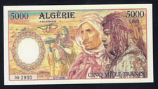 Algeria 5000 francs for sale  LUTON