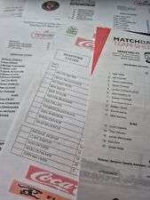 Teamsheets fleetwood town for sale  ST. NEOTS