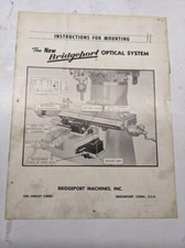 Bridgeport instruction mountin for sale  USA