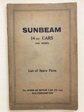 Sunbeam cars illustrated for sale  LEICESTER