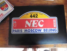 Plaque rallye paris d'occasion  Évreux