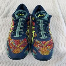 Tênis de corrida Asics feminino gel Noosa Tri 11 T676N azul vermelho amarelo tamanho 9 comprar usado  Enviando para Brazil