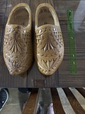 carved wooden shoes for sale  Brownsburg
