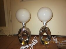 Moderne silberfarbige lampen gebraucht kaufen  Wuppertal