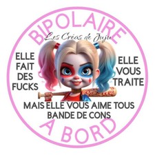 Stickers coller humoristique d'occasion  Bordères-sur-l'Échez