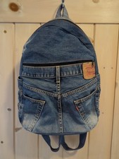 Levi's Vintage Azul Jeans Bolsa/Bolsa/Mochila Traseira Alça Dois Bolsos Forrados  comprar usado  Enviando para Brazil