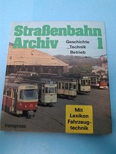 Strassenbahnarchiv veb transpr gebraucht kaufen  Weißenfels