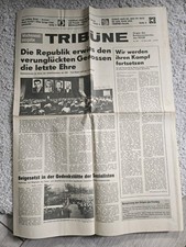 Tribüne zeitung märz gebraucht kaufen  Ilsenburg (Harz)