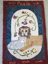 Primitive hand hooked for sale  Earleville