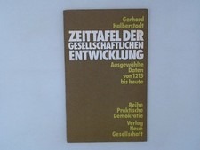 Zeittafel gesellschaftlichen e gebraucht kaufen  Seesen