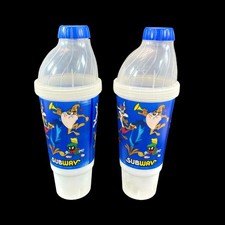Usado, Conjunto de 2 copos de garrafa raros vintage Subway PEPSI Twist 'n Go Looney Tunes 32 oz.  comprar usado  Enviando para Brazil