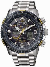 Cronógrafo Citizen Blue Angels JY8088-83L Eco-Drive Skyhawk Pro masculino 200M SS comprar usado  Enviando para Brazil