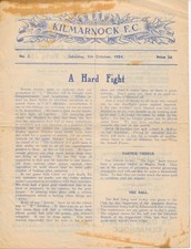 Kilmarnock partick thistle for sale  LONDON
