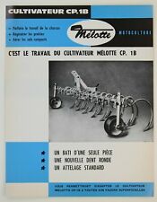 Prospectus brochure mélotte d'occasion  Auneau