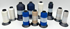 11 HILOS UV AMERICAN & EFIRD SUNSTOP NEGRO, AZUL MARINO, BLANCO, PLATA, AZUL Y LINO segunda mano  Embacar hacia Mexico