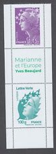 Feuillet carnet marianne d'occasion  Villeneuve-d'Ascq-