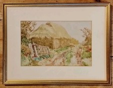 Vintage watercolour painting for sale  ROYSTON