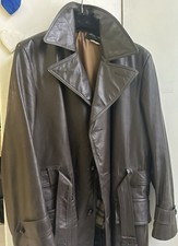 Cappotto pelle vintage usato  Roma