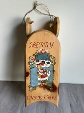Vintage christmas sled for sale  York