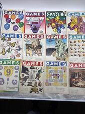 Usado, Vintage GAMES Magazine Year 1986 12 issues of Puzzle Games Magazines Jan-Dec Lot comprar usado  Enviando para Brazil