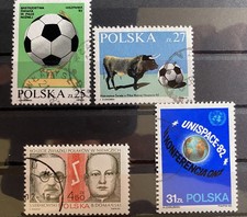 Znaczki Polska Polska 1982 Mi.-nr 2812 - 2813, 2815 i 2816 stemplowane na sprzedaż  Wysyłka do Poland