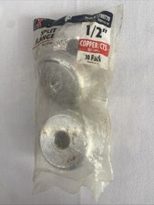 NOVO PACOTE COM 10 PLACAS DE TETO KEENEY tubo flange dividida piso acabamento cromado K20112 comprar usado  Enviando para Brazil