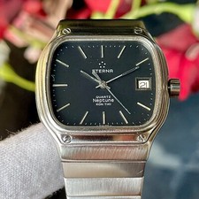 Vintage Eterna Neptune KonTiki Relógio Masculino de Quartzo Formato de TV 729.1507.41 comprar usado  Enviando para Brazil