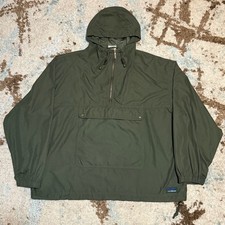 Jaqueta Vintage LL Bean Anorak Tamanho XL Verde Exército Anos 90 Bolso Canguru comprar usado  Enviando para Brazil