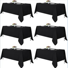Black tablecloths rectangle for sale  Rosenberg