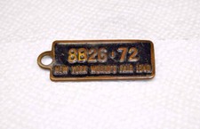 Brass license plate for sale  Alden