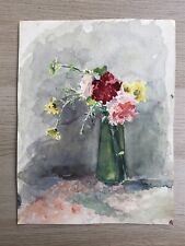 Quadro vintage fiori usato  Villaricca