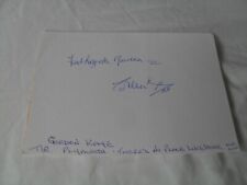 Gordon kaye autograph for sale  CARDIFF