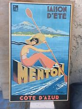 Affiche plm menton d'occasion  Le Val
