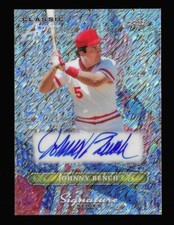 Johnny Bench 2025 Leaf Signature Series 1/1 autógrafo arte cintilante #1/1 vermelho pátio comprar usado  Enviando para Brazil